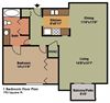 1 Bedroom + 1 Bath